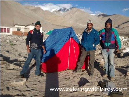 Camping at Pangong